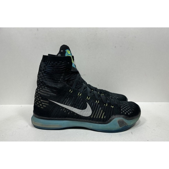 Nike Kobe 10 X Elite High Commander Blue Black Size 10.5 Sneakers 718763-004